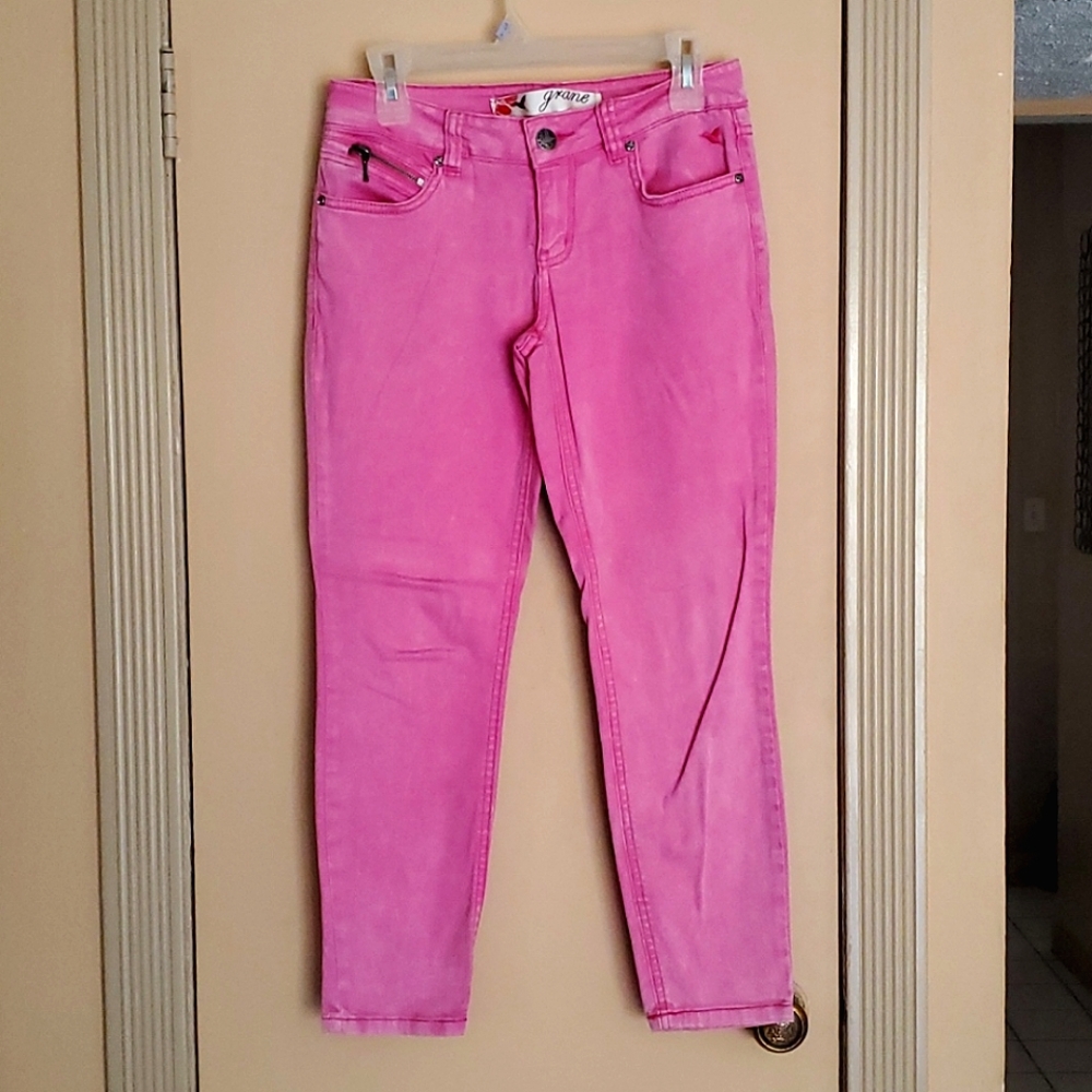 🌻Pink Jeans...Sz 7 Juniors...Regular